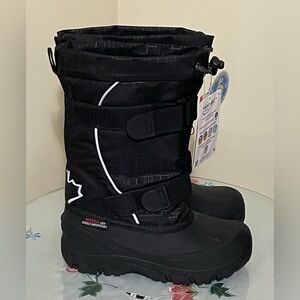 🆕 Ozark Trail Black Winter Boots Youth Size 3